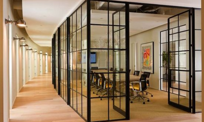 Aluminium and Glass Partition Work